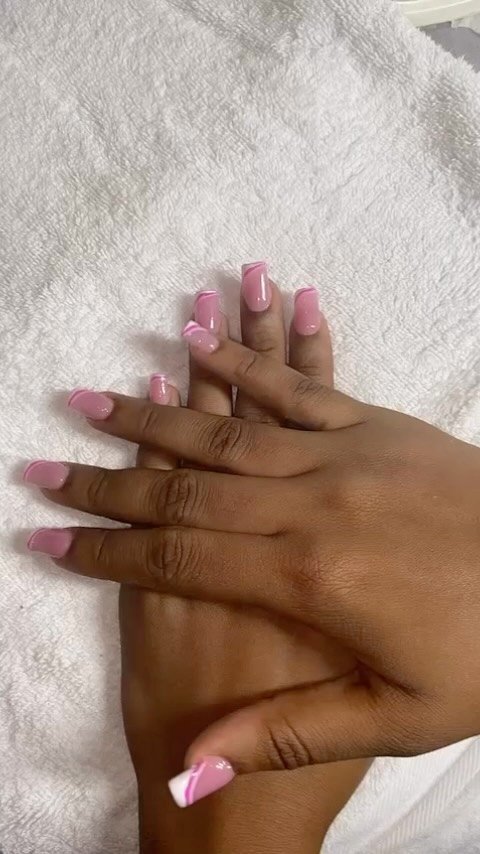Elegant Pink Nails