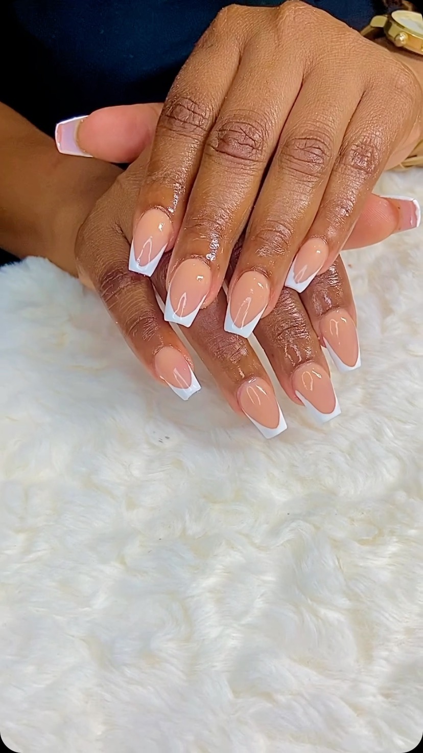 Elegant Nude French Tips