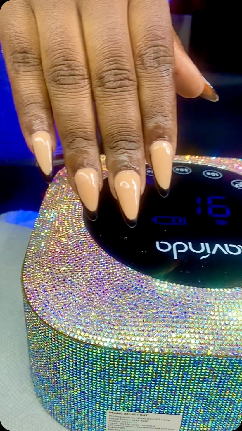 Stylish Almond Stiletto Nails