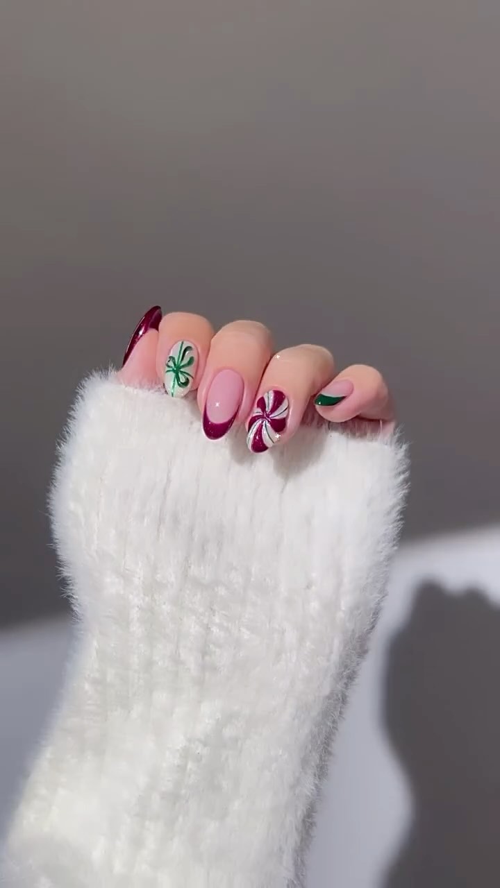 Seasonal Candy-Themed Nail Art