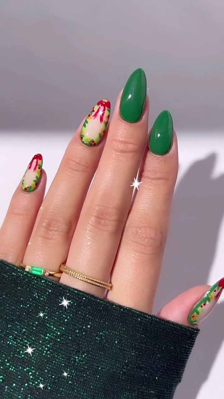 Festive Holiday Nail Art